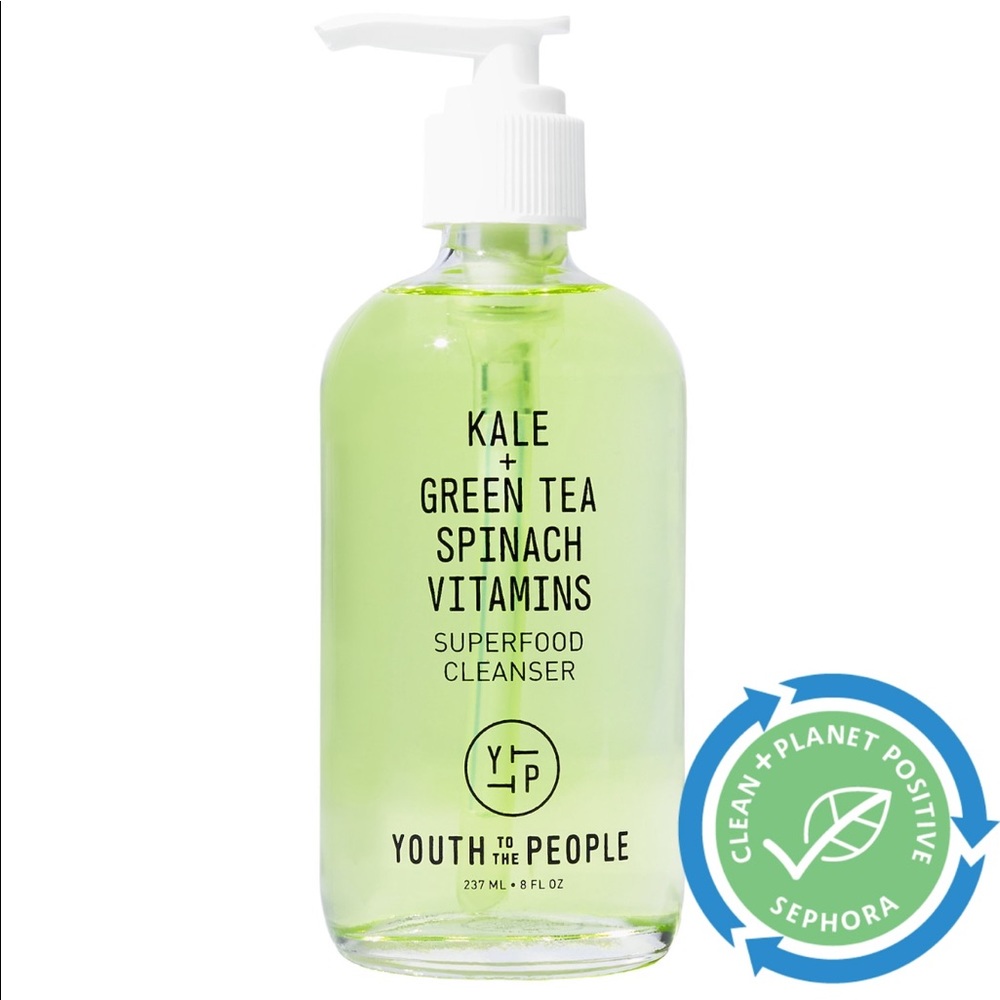 Youth to the People Kale and Green Tea Spinach Vitamins Superfood Cleanser 8 oz